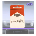2x ''Love Kills'' Zigarettenschachtel Duftbaum