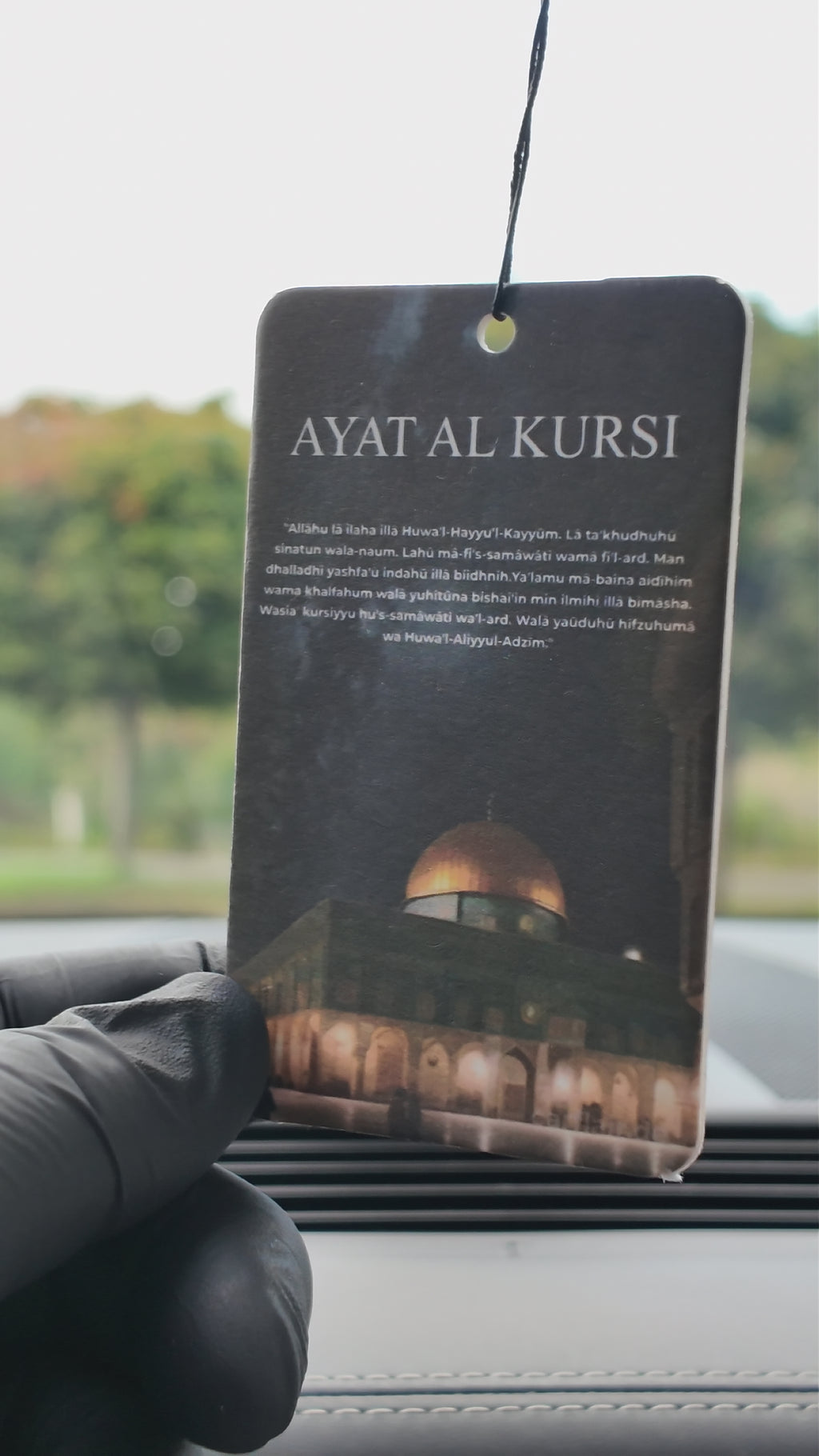 2x "Ayet al-Kursi" Duftbaum - Mescidi Aksa - Immer & überall geschützt
