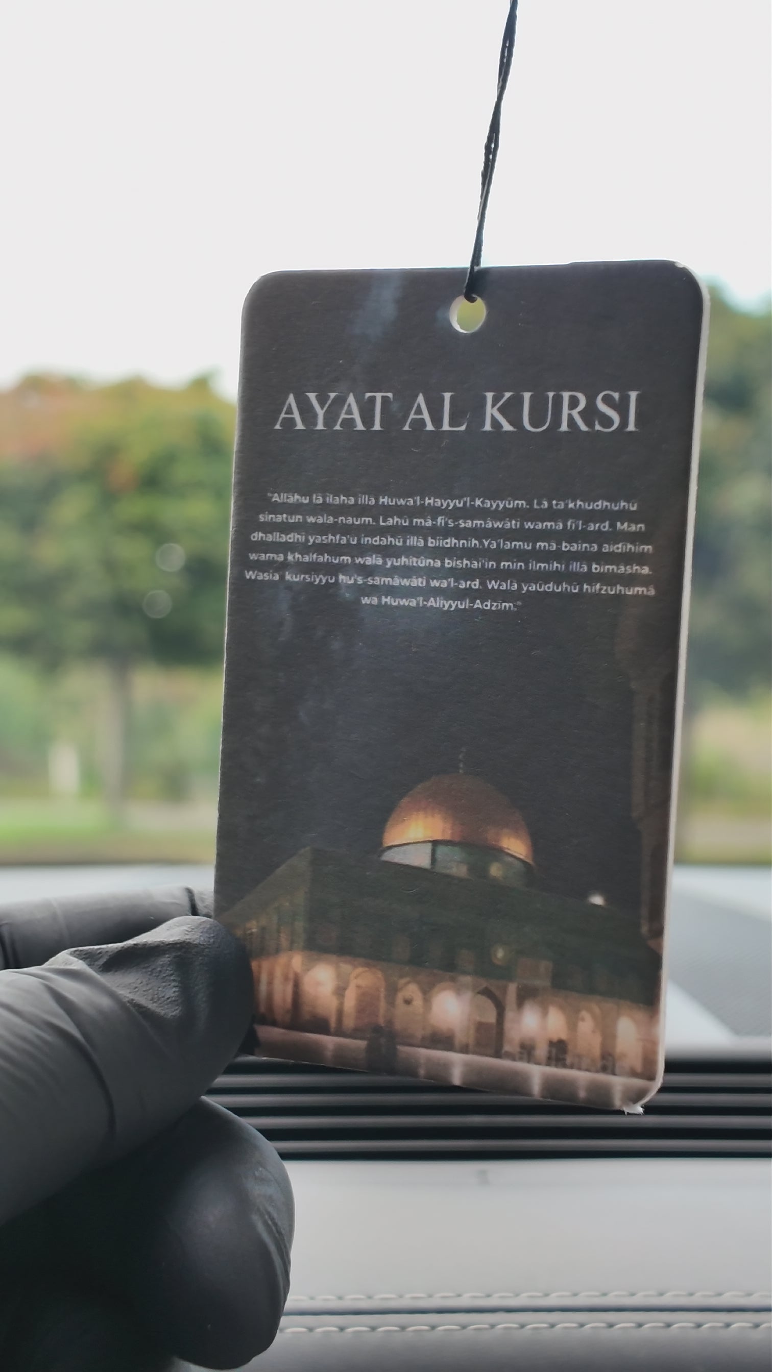 2x "Ayet al-Kursi" Duftbaum - Mescidi Aksa - Immer & überall geschützt